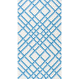 BRUNSCHWIG & FILS BR-60100.5.0 TREILLAGE SIDEWALL BLUE Wallpaper - Eade's Wallpaper