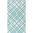 BRUNSCHWIG & FILS BR-60100.513.0 TREILLAGE SIDEWALL AQUA Wallpaper - Eade's Wallpaper