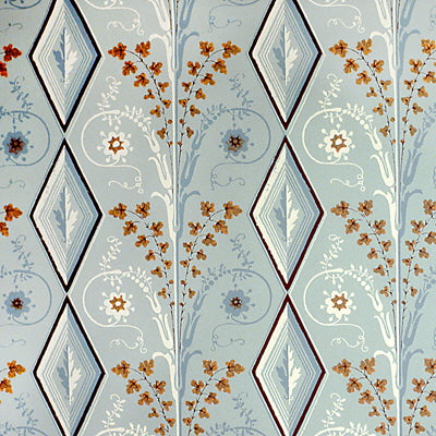 BRUNSCHWIG & FILS BR-69004.400.0 GALLIER DIAMOND SEAFOAM Wallpaper - Eade's Wallpaper