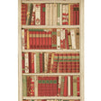 BRUNSCHWIG & FILS BR-69080.166.0 BIBLIOTHEQUE RED Wallpaper - Eade's Wallpaper