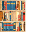 BRUNSCHWIG & FILS BIBLIOTHEQUE BR-69080.195.0 in RED/BLUE Wa