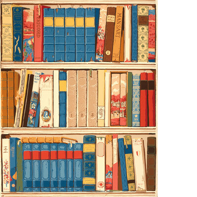 BRUNSCHWIG & FILS BIBLIOTHEQUE BR-69080.195.0 in RED/BLUE Wa