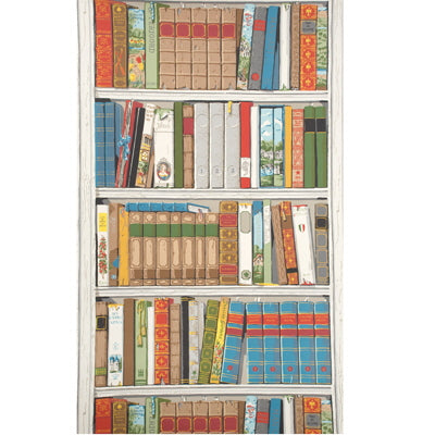 BRUNSCHWIG & FILS BR-69080.MMM.0 BIBLIOTHEQUE MULTICOLOR Wallpaper - Eade's Wallpaper