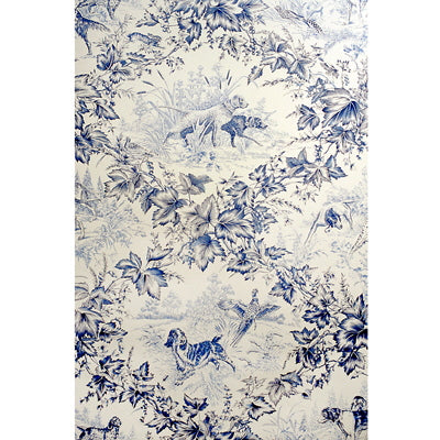 BRUNSCHWIG & FILS BR-69265.222.0 ON POINT BLUE Wallpaper - Eade's Wallpaper