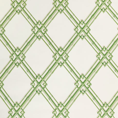BRUNSCHWIG & FILS BR-69411.3.0 TREILLAGE DE BAMBOU LEAF Wallpaper - Eade's Wallpaper
