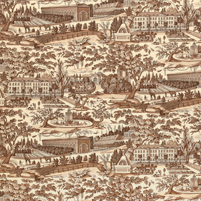 BRUNSCHWIG & FILS BR-69504.845.0 ZARAFA SEPIA Wallpaper - Eade's Wallpaper