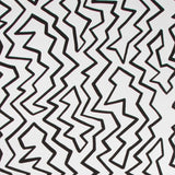 BRUNSCHWIG & FILS BR-69539.970.0 STACCATO ON PAPER BLACK ON WHITE Wallpaper - Eade's Wallpaper