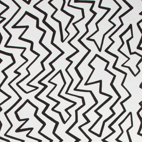 BRUNSCHWIG & FILS BR-69539.970.0 STACCATO ON PAPER BLACK ON WHITE Wallpaper - Eade's Wallpaper