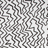 BRUNSCHWIG & FILS BR-69539.970.0 STACCATO ON PAPER BLACK ON WHITE Wallpaper - Eade's Wallpaper