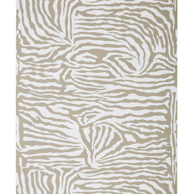 BRUNSCHWIG & FILS BR-69551.074.0 ASHANTI ON PAPER TAN ON WHITE Wallpaper - Eade's Wallpaper