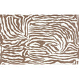 BRUNSCHWIG & FILS BR-69551.874.0 ASHANTI ON PAPER BROWN ON CREAM Wallpaper - Eade's Wallpaper