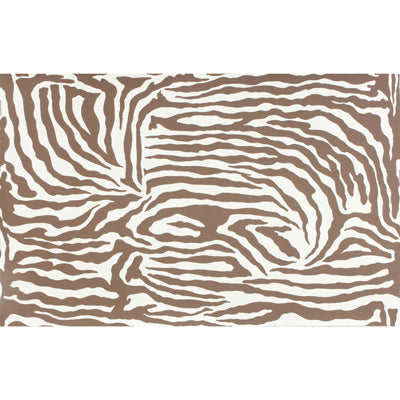 BRUNSCHWIG & FILS BR-69551.874.0 ASHANTI ON PAPER BROWN ON CREAM Wallpaper - Eade's Wallpaper