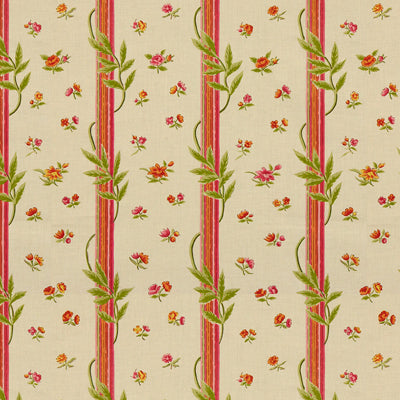 BRUNSCHWIG & FILS BR-700000.121.0 LES PAMPRES ROSE/MANDARIN Fabric - Eade's Wallpaper