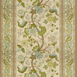 BRUNSCHWIG & FILS BR-700016.248.0 BELLARY COTTON PRINT AQUA/TAUPE Fabric - Eade's Wallpaper