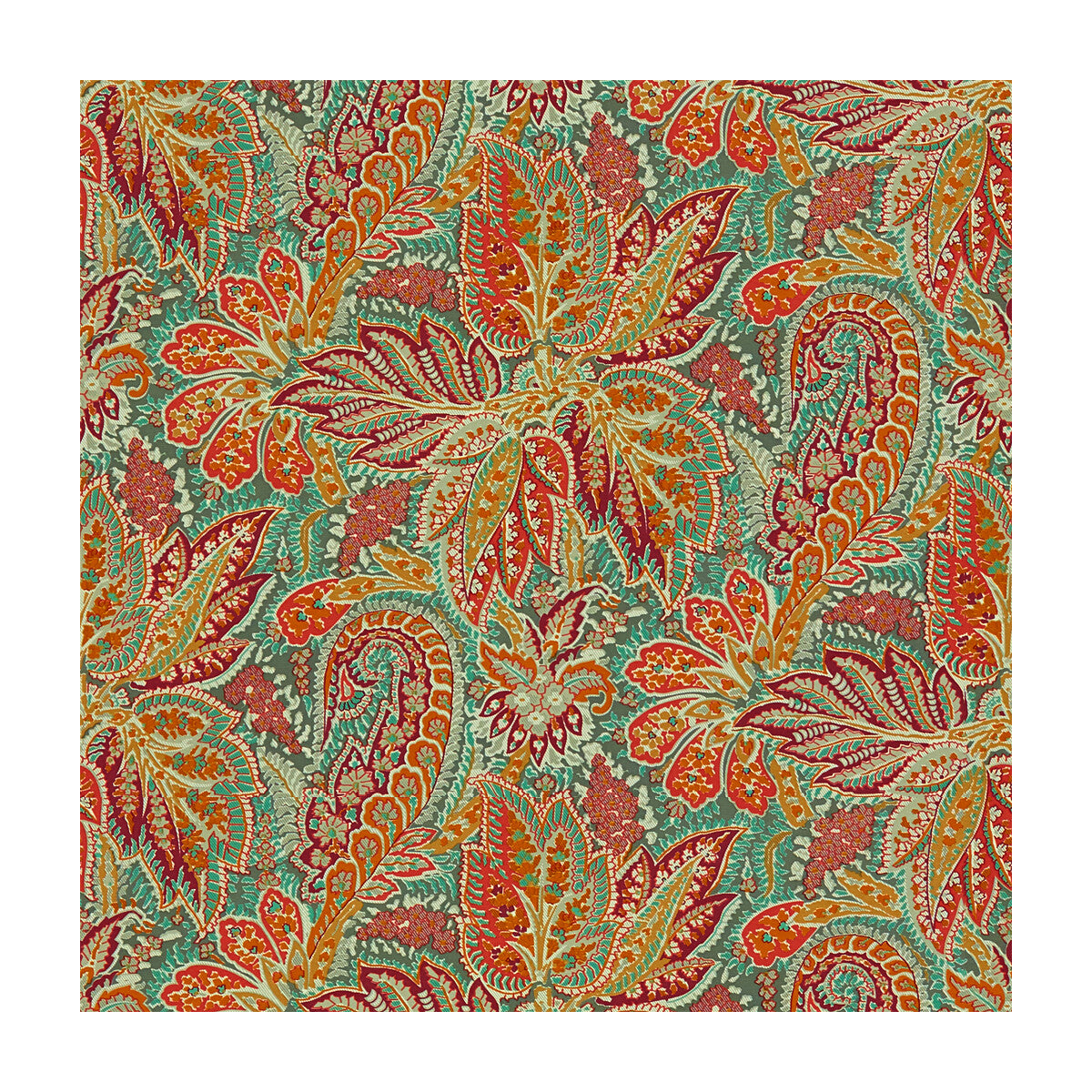 BRUNSCHWIG & FILS BR-70423.711.0 CHANDIGARH OPAL Fabric - Eade's Wallpaper