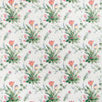 BRUNSCHWIG & FILS BR-71071.05.0 REVEILLON TULIPS GLAZED CHINTZ ROSE ON WHITE Fabric - Eade's Wallpaper