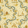 BRUNSCHWIG & FILS BR-71621.03.0 PONDICHERY AMBRE Fabric - Eade's Wallpaper