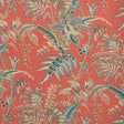 BRUNSCHWIG & FILS BR-79121.2413.0 SEYCHELLES COTTON PRINT CORAL Fabric - Eade's Wallpaper