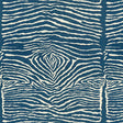 BRUNSCHWIG & FILS BR-79168.5.0 LE ZEBRE INDIGO Fabric - Eade's Wallpaper