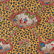 BRUNSCHWIG & FILS BR-79227.0.0 CHINESE LEOPARD TOILE MULTI Fabric - Eade's Wallpaper