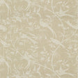 BRUNSCHWIG & FILS BR-79272.000.0 BENGALI LINEN PRINT WHITE ON NATURAL Fabric - Eade's Wallpaper