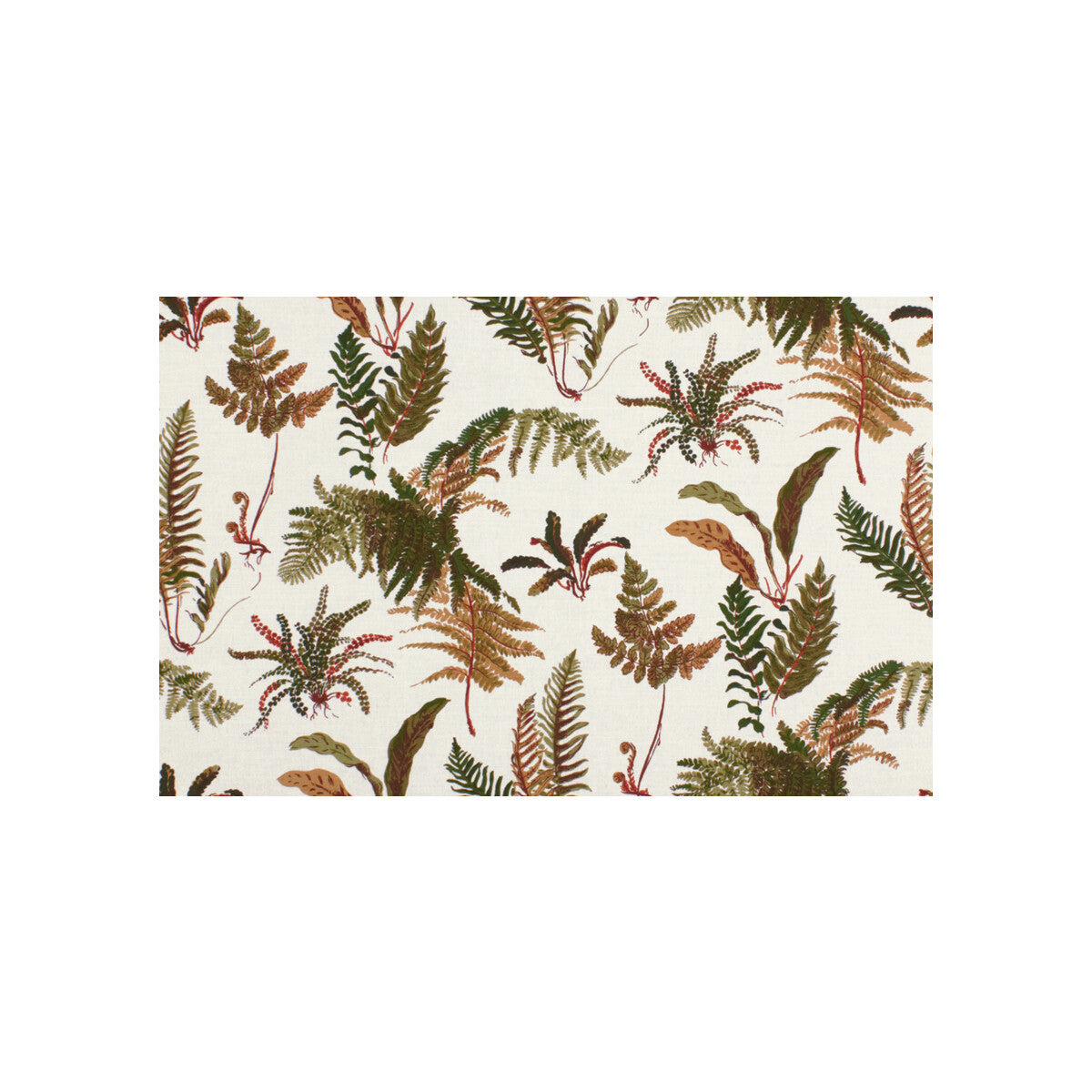 BRUNSCHWIG & FILS BR-79305.050.0 LES FOUGERES NATURAL Fabric - Eade's Wallpaper