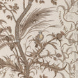 BRUNSCHWIG & FILS BR-79431.068.0 BIRD AND THISTLE COTTON PRINT BEIGE Fabric - Eade's Wallpaper