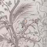 BRUNSCHWIG & FILS BR-79431.11.0 BIRD AND THISTLE COTTON PRINT GRAY Fabric - Eade's Wallpaper