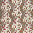 BRUNSCHWIG & FILS BR-79657.222.0 LES PECHEURS COTTON PRINT C RIMSON WITH BLUE Fabric - Eade's Wallpaper
