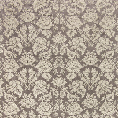 BRUNSCHWIG & FILS BR-81035.21.0 MOULINS DAMASK CHARCOAL Fabric - Eade's Wallpaper