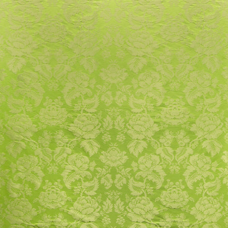 BRUNSCHWIG & FILS BR-81035.33.0 MOULINS DAMASK GREEN Fabric - Eade's Wallpaper