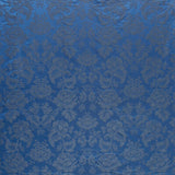 BRUNSCHWIG & FILS BR-81035.55.0 MOULINS DAMASK OCEAN Fabric - Eade's Wallpaper
