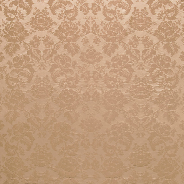 BRUNSCHWIG & FILS BR-81035.606.0 MOULINS DAMASK CHESTNUT Fabric - Eade's Wallpaper