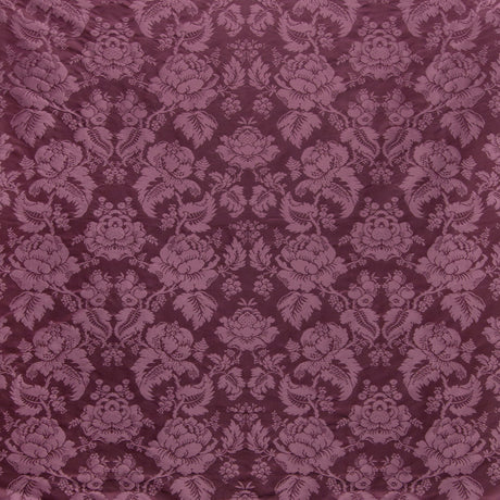 BRUNSCHWIG & FILS BR-81035.909.0 MOULINS DAMASK EGGPLANT Fabric - Eade's Wallpaper