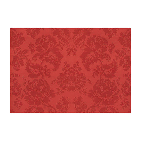 BRUNSCHWIG & FILS BR-81035.C.0 MOULINS DAMASK VIEUX ROUGE Fabric - Eade's Wallpaper
