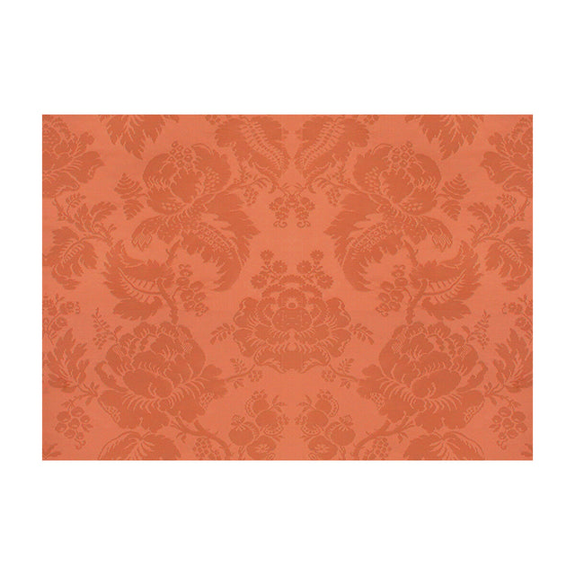 BRUNSCHWIG & FILS BR-81035.LLQ.0 MOULINS DAMASK VIEUX ROSE Fabric - Eade's Wallpaper