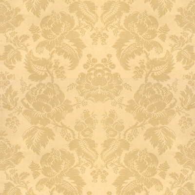 BRUNSCHWIG & FILS BR-81035.T.0 MOULINS DAMASK MASTIC Fabric - Eade's Wallpaper