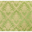 BRUNSCHWIG & FILS BR-81036.M.0 CHARLIEU LAMPAS VERT/IVOIRE Fabric - Eade's Wallpaper