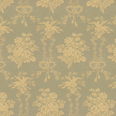 BRUNSCHWIG & FILS BR-81038.02.0 ORESTE DAMASK BLUE Fabric - Eade's Wallpaper