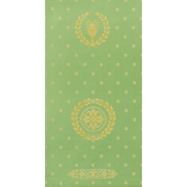 BRUNSCHWIG & FILS BR-81103.04.0 LANNES EMPIRE SEAT AND BACK GREEN Fabric - Eade's Wallpaper