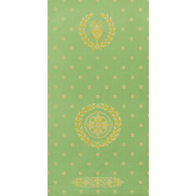 BRUNSCHWIG & FILS BR-81103.04.0 LANNES EMPIRE SEAT AND BACK GREEN Fabric - Eade's Wallpaper