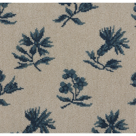 BRUNSCHWIG & FILS BR-82224.222.0 FLORIAN GROSPOINT BLUE Fabric - Eade's Wallpaper