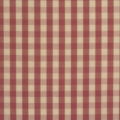 BRUNSCHWIG & FILS BR-89149.05.0 CARSTEN CHECK ROSE AND CREAM Fabric - Eade's Wallpaper