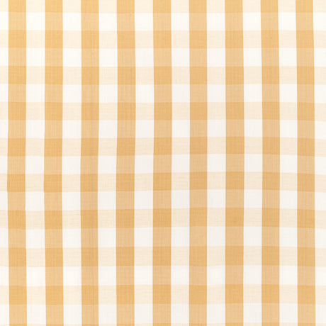 BRUNSCHWIG & FILS BR-89149.40.0 CARSTEN CHECK GOLD Fabric - Eade's Wallpaper