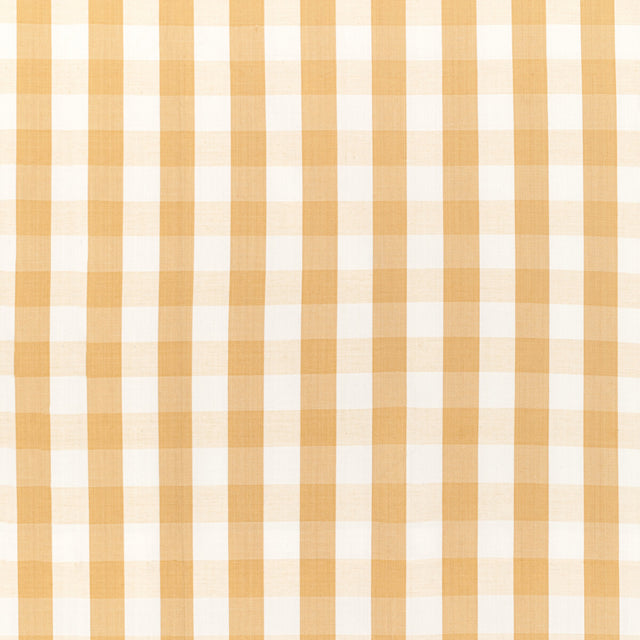 BRUNSCHWIG & FILS BR-89149.40.0 CARSTEN CHECK GOLD Fabric - Eade's Wallpaper