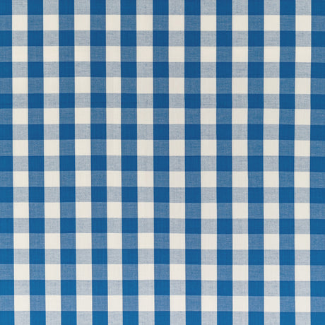 BRUNSCHWIG & FILS BR-89149.5.0 CARSTEN CHECK BLUE Fabric - Eade's Wallpaper