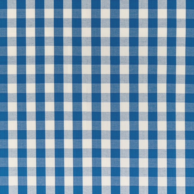 BRUNSCHWIG & FILS BR-89149.5.0 CARSTEN CHECK BLUE Fabric - Eade's Wallpaper