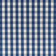 BRUNSCHWIG & FILS BR-89149.50.0 CARSTEN CHECK NAVY Fabric - Eade's Wallpaper