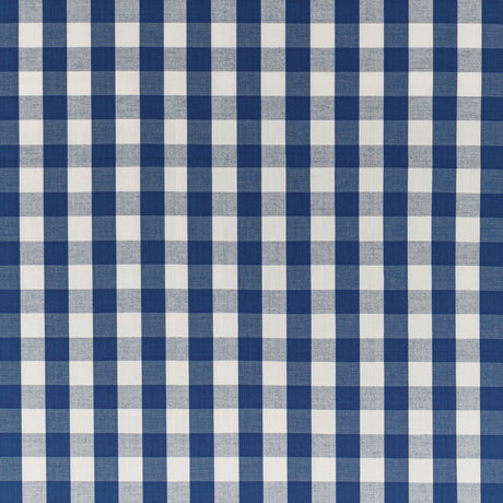 BRUNSCHWIG & FILS BR-89149.50.0 CARSTEN CHECK NAVY Fabric - Eade's Wallpaper
