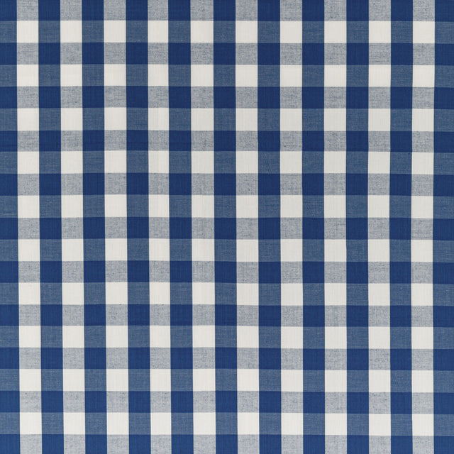 BRUNSCHWIG & FILS BR-89149.50.0 CARSTEN CHECK NAVY Fabric - Eade's Wallpaper